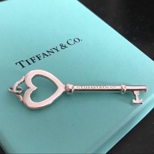 Tiffany & Co Heart Key Pendant